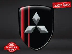Mitsubishi Bumper Sticker Printing High Quality Sturdy Modern